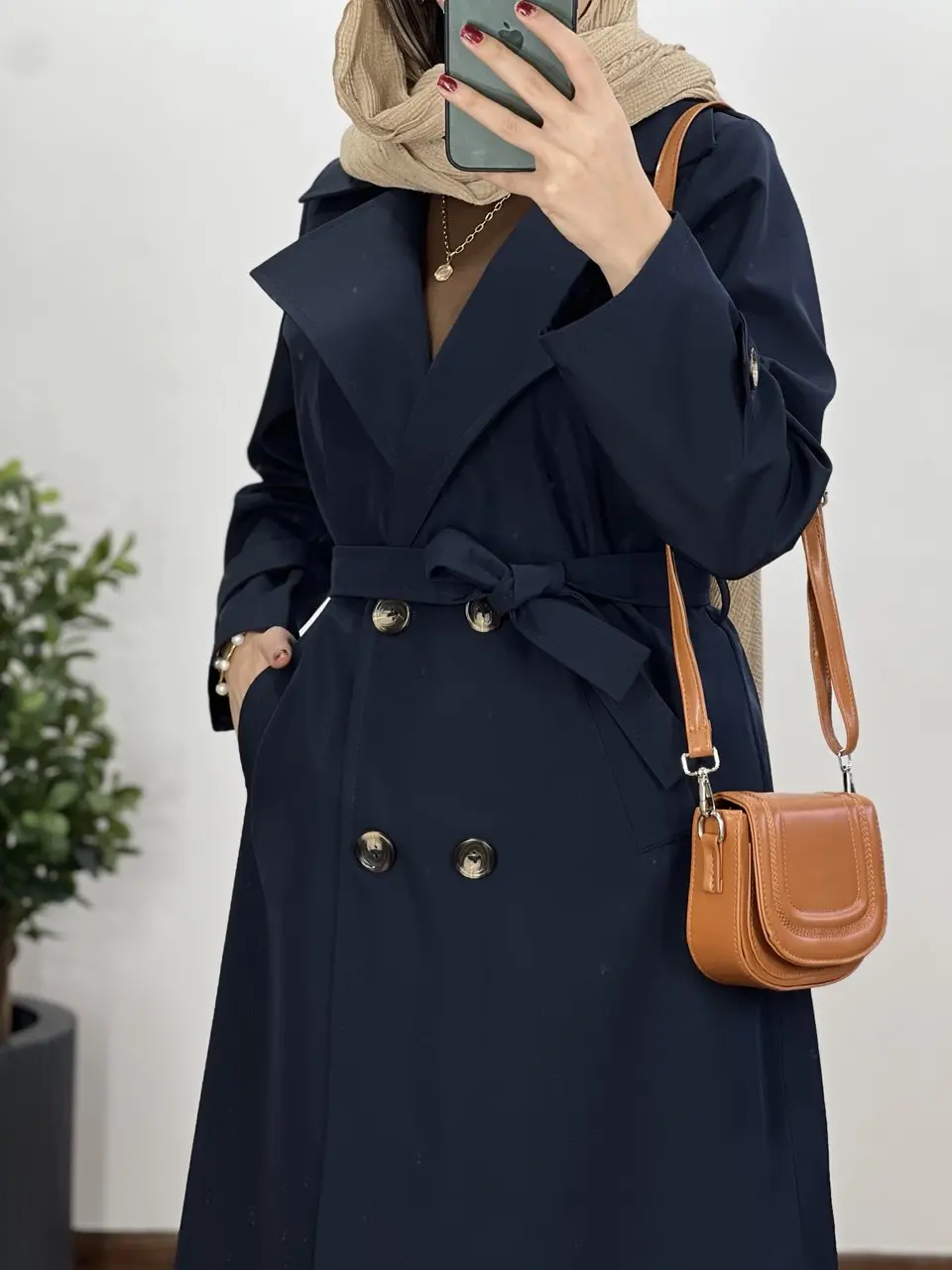 ترنچ کت بلند ضد آب راش 2